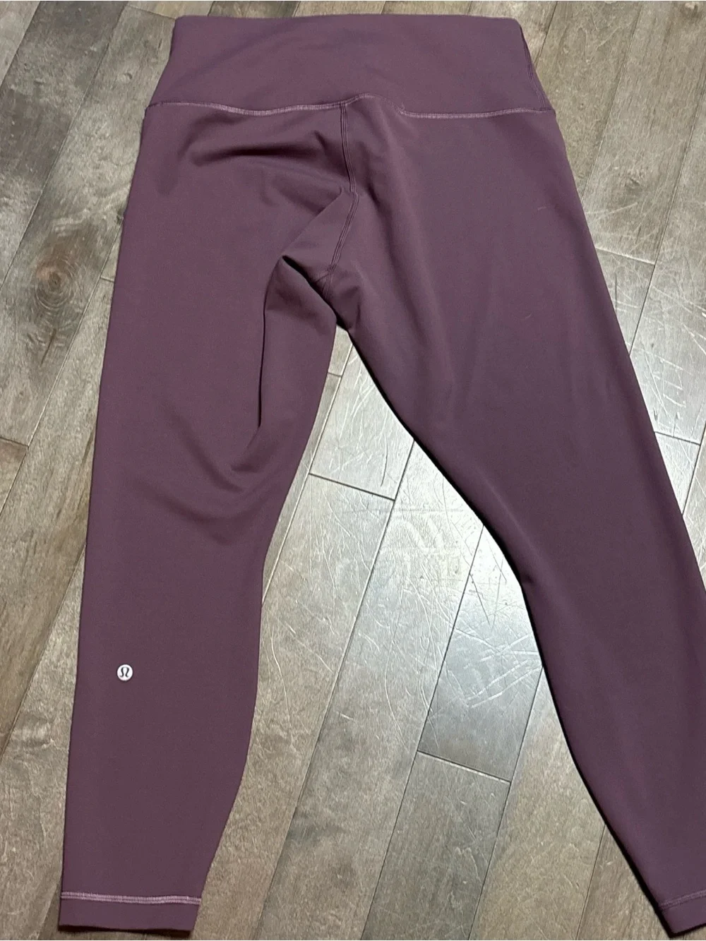 Lululemon Wunder Train High Rise Tight 25” Leggings Size 12 Purple Plum LN
